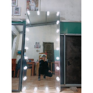 Gương đèn LED tràn viền 80x180cm 24 bóng