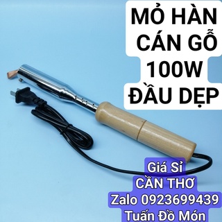 Mỏ hàn thiết chì cán gỗ 220v 100w chất lượng cao