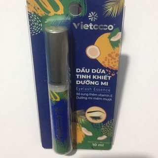 Dầu Dừa Dưỡng Mi Vietcoco Nguyên Chất 10ml Mi cong Mềm Mượt