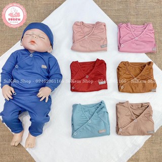 [Mã SKAMLTSM9 giảm 10% đơn 99K] Bộ cài lệch quần cạp bo Cookie cotton