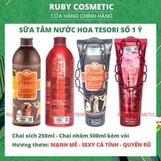 Sữa Tắm Nước Hoa Tesori Hoa Sen CHÍNH HÃNG Ý Dùng Thử Gói Sữa Tắm Xích 7ml Thơm Lâu Giao Ngẫu Nhiên - RUBY NGUYỄN 7AM