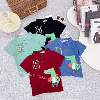 (jean baby ) Áo phông cộc tay cổ bẻ polo cho bé (20-33kg)