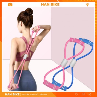 Dây Kéo Tập Gym  ATS-18  Dây Đàn Hồi Tập Tay Vai Dây Kháng Lực Tập Gym Hình Số 8 Dành Cho Nam Nữ