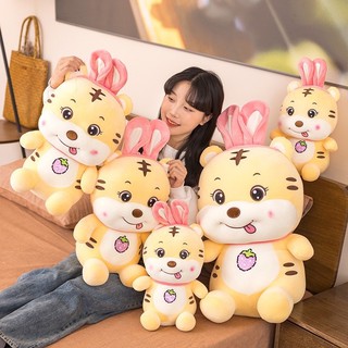 Gấu bông Hổ - Hổ cosplay tai thỏ cute - Xưởng gấu bông Việt Nam