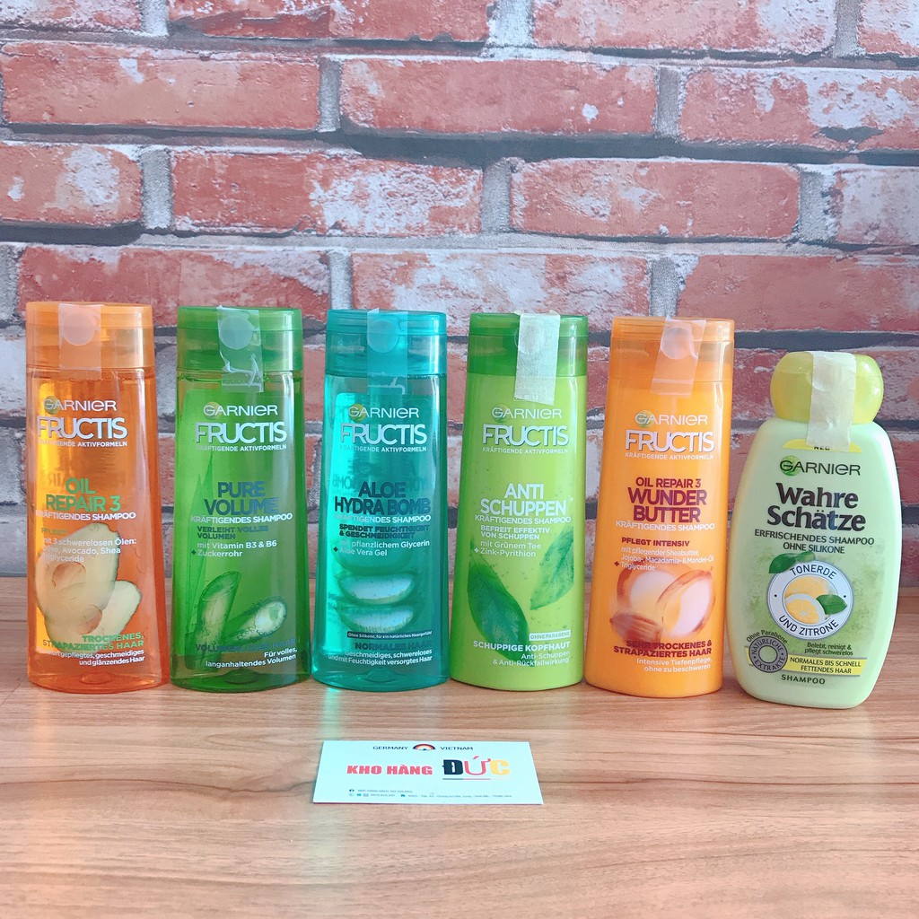 🇧🇪Cặp Gội xả, ủ tóc Garnier (bill Đức)