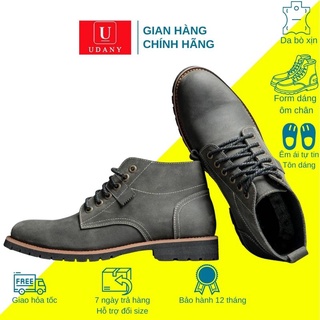 Giày Đốc Nam Cổ Lửng UDANY Da Bò Cao Cấp Thiết Kế Đột Phá - GBD17