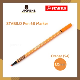 Bút lông màu Stabilo Pen 68 Marker - 1.0mm - Màu cam (Orange - 54)