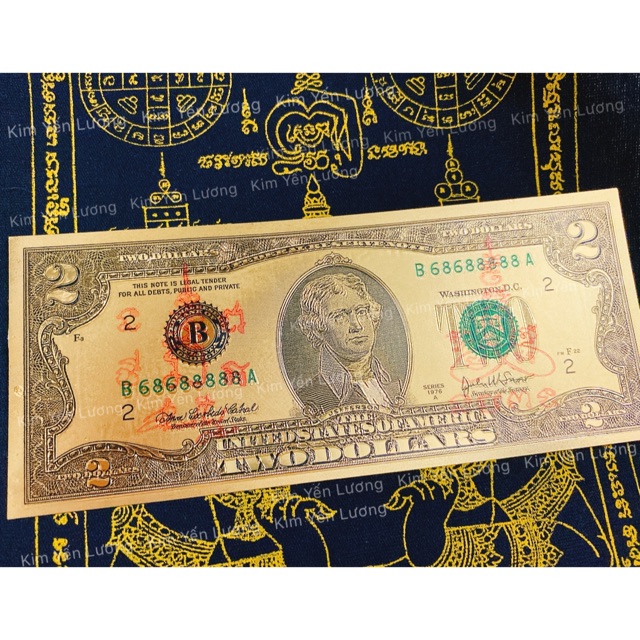 🎀 2$ Mạ Vàng May Mắn Chùa Wattraimit Thái Lan 🎀