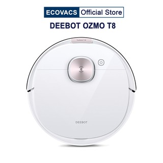 Robot Hút Bụi Lau Nhà Thông Minh Ecovacs Deebot OZMO T8 - Lực Hút 1500Pa - Bản Quốc Tế  - Bảo Hành 12 Tháng