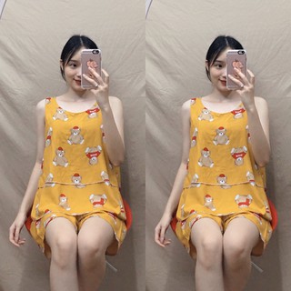 ĐỒ BỘ BẦU LANH TẦNG MÙA HÈ SIÊU MÁT