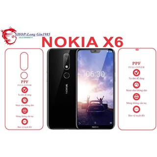 Nokia X6 miếng dán trong Ppf mặt sau và mặt trước chống va đập chống trầy xước
