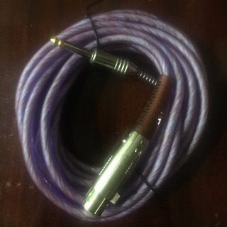Dây Mic dùng cho karaoke gia đình - dây Mic tím dài 6m .