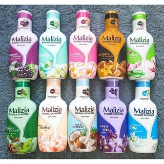 Sữa tắm lưu hương Malizia Bath Foam Cao cấp Italy 1000ml - Hàng chính hãng