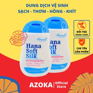 Dung Dịch Vệ Sinh Hana Soft Silk CHÍNH HÃNG Vệ Sinh Phụ Nữ Hanayuki Làm Hồng Vùng Kín Sạch Thơm Khử Mùi Giảm Ngứa