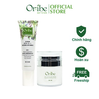 Combo Makeup, Sáng Da Toàn Diện Oribe - Bật Tông Nhẹ Nhàng, Dưỡng Ẩm, Trắng Da Tự Nhiên