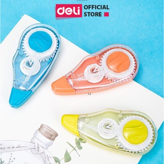[Mã LIFEDL44 giảm 50K đơn 99K] Bút xoá băng 12m Deli, Xanh dương/Cam/Xanh lá - 1 chiếc - E8137