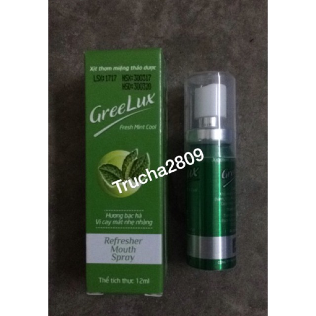 Xịt thơm miệng Greelux