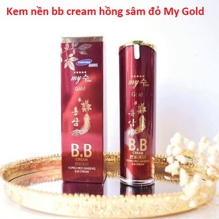 Kem Lót Nền BB Hồng Sâm Đỏ My Gold Hàn Quốc dưỡng da, che khuyết điểm mà vẫn tự nhiên