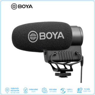 BOYA BY-BM3051S - Hàng Chính Hãng - Mic thu âm cổng 3.5mm | Dành cho Máy ảnh DSLR/Máy quay phim/Máy ghi âm