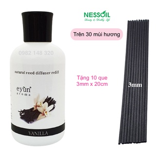 Tinh dầu Refill (thay thế, bổ sung) 180ml, dùng để rót vào lọ đã cạn tinh dầu mà không cần mua 1 bộ cắm mới + 10 que