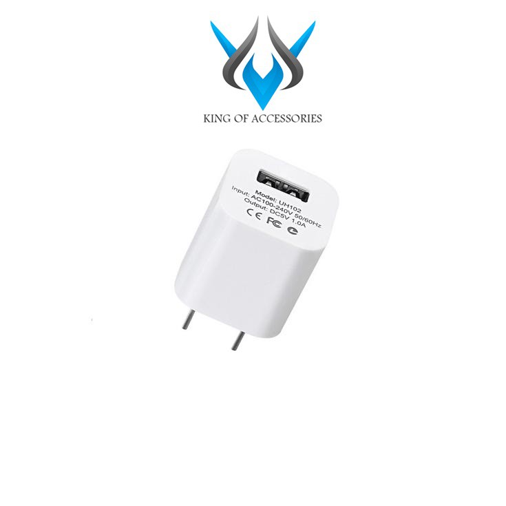 Cốc sạc Hoco UH102 cổng USB-A 1A (Trắng) - Phụ Kiện 1986