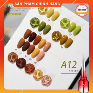 Sơn gel AS chính hãng chai đỏ mã A12 15ml