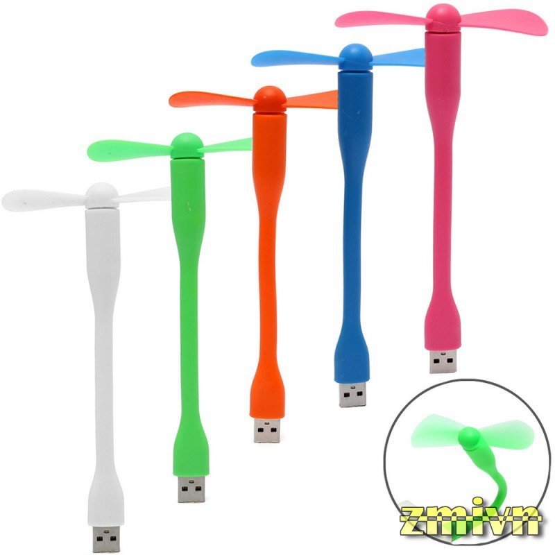 Combo quạt + Đèn  led usb