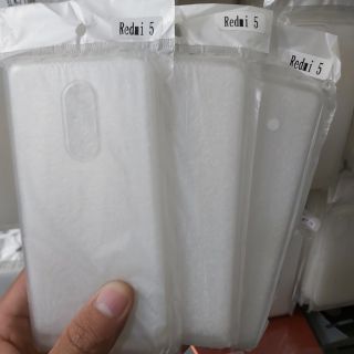 Bộ 3 chiếc ốp lưng cho xiaomi redmi 5 silicon trong suốt siêu mỏng(loại tốt)