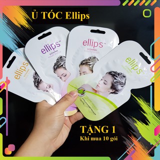 (CHÍNH HÃNG) MẶT NẠ Ủ TÓC ELLIPS HAIR MASK - VITAMIN CHĂM SÓC TÓC TỪ GỐC (GÓI 20 GR)