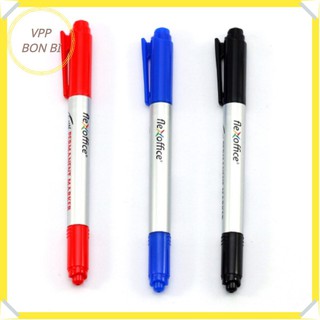 COMBO 3 chiếc bút dạ kính, bút lông dầu 2 đầu PM-01/ PM-04