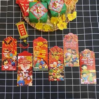 Lì Xì Truyền Thống 1k /2c màu ngẫu nhiên
