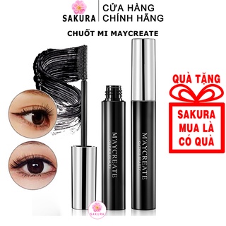 Chuốt mi Silk Mascara Maycreate cong dày và dài mi chống nước lâu trôi tiện lợi nội địa trung SAKURA