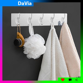 Móc treo quần áo dán tường đa năng Davia HT832