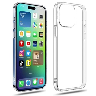Ốp Điện Thoại TPU Silicone Mềm Trong Suốt Siêu Mỏng Chống Sốc Cho iPhone 14 Series