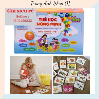 BỘ THẺ HỌC THÔNG MINH 16 CHỦ ĐỀ (416 thẻ) CHO BÉ