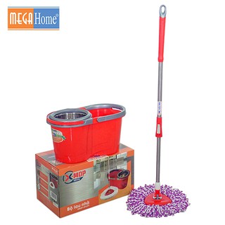 Bộ Lau Nhà Xmop Utility Megahome sử dụng mâm lau tam giác