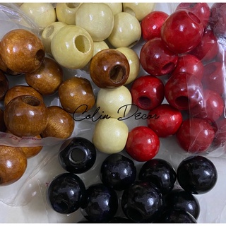 10 Hạt gỗ to size 25mm trang trí làm macrame, handmade, diy