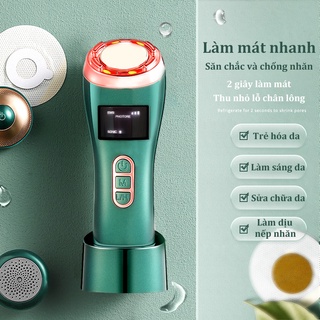 Máy làm sạch da nóng lạnh đa năng - Thiết bị làm sạch da bằng ánh sáng màu RF - Thiết bị nâng cơ và làm căng da mặt