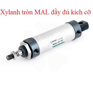 Xylanh ben hơi tròn MAL khí nén đầy đủ kích cỡ đường kính, hành trình giá sỉ