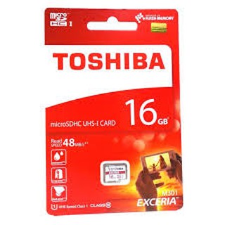 Thẻ nhớ 16GB Toshiba class 10 tặng kèm Adapter