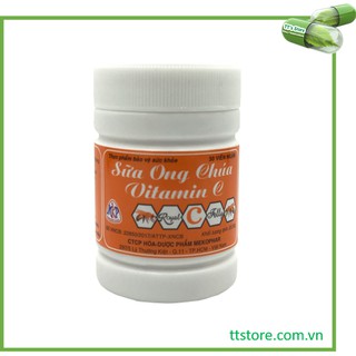 Viên kẹo ngậm sữa ong chúa vitamin C Mekophar (Lọ 30 viên) [Mekopha, kẹo c sữa ong chúa]
