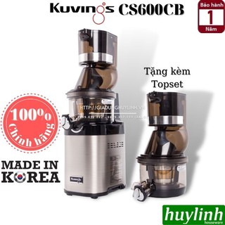 [Mã ELHAMS5 giảm 6% đơn 300K] Máy ép trái cây chậm Kuvings CS600 Chef - Made in Hàn Quốc