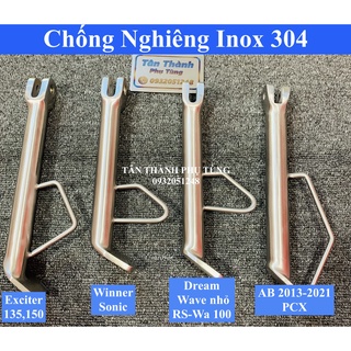 Chống nghiêng Inox 304: Exciter, Winner, Sonic, Wave, Dream, AB, Future, RS