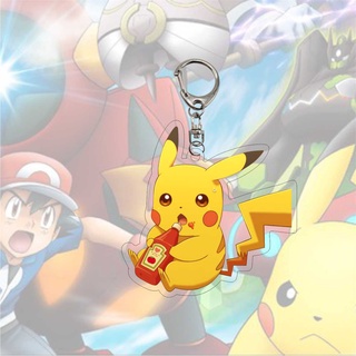 [FREESHIP] Móc Khoá Pokemon , Pikachu ,☄️ Chất Liệu Mica, Nhựa trong suốt, In 2 Mặt [Loại1]