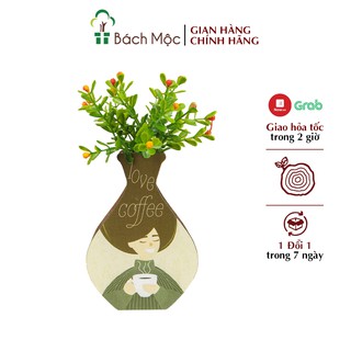 [Mã BMBAU50 giảm 7% đơn 99K] Lọ Hoa Gỗ Trang Trí BÁCH MỘC Các Màu Họa Tiết Độc Đáo Trang Trí Nhà Cửa