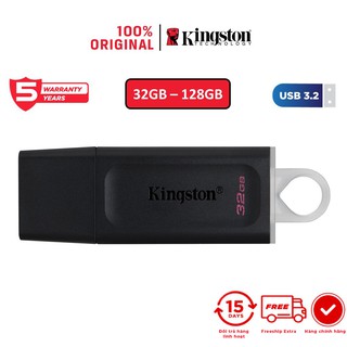 USB 3.2 Gen 1 Kingston DataTraveler Exodia DTX 32Gb DTX/32GB thời trang với nắp bảo vệ và móc khóa màu sắc
