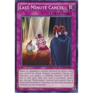 Thẻ bài Yugioh - TCG - Last Minute Cancel / SECE-EN069'