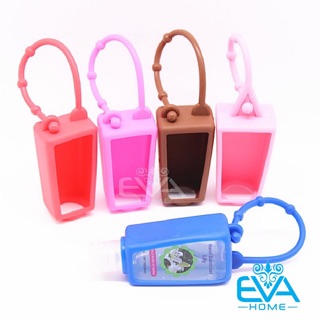 Vỏ Bọc Silicone Sắc Màu Cho Chai Gel Rửa Tay Pet Thang 30 Ml Có Dây Treo Tiện Lợi