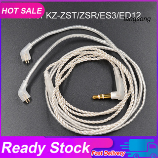 Dây Cáp Tai Nghe Thay Thế Ts-1.2M 3.5mm Trrs 0.75mm 2pin Cho Kz-Zst / Ed12 / Es3 / Zsr