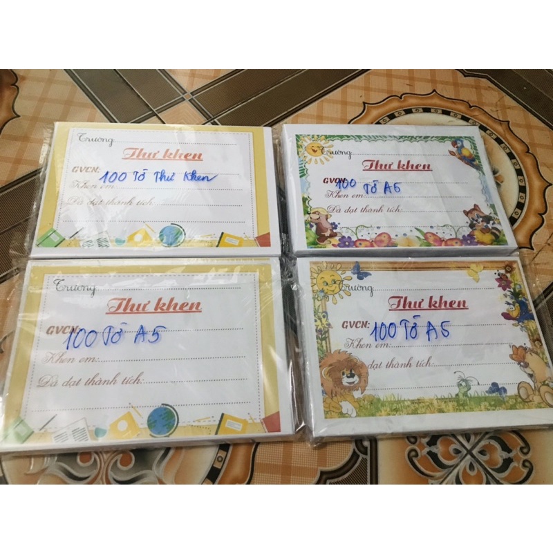 Thư Khen (100 tờ A5)